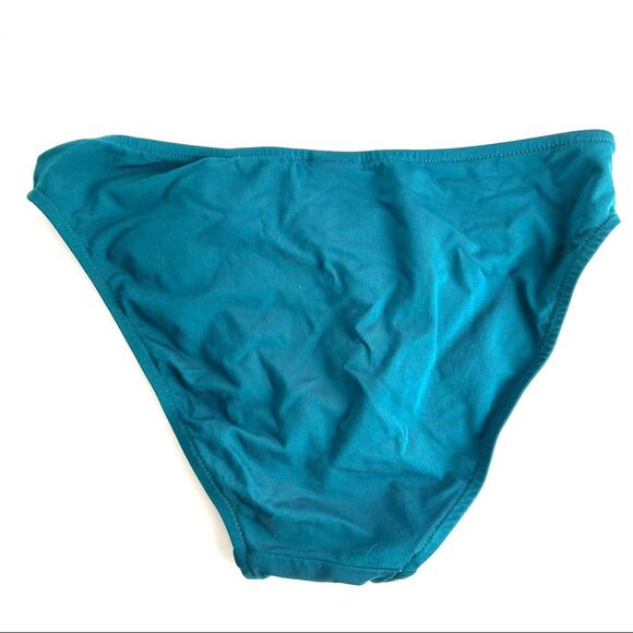 Jets by Jessika Allen Teal 2-Piece Push-Up Halter Bikini Set 6/8 - Picture 10 of 10